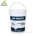 Peinture de 20L de haut grand seau en plastique avec couvercle